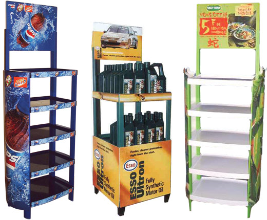 Posimax modular display stands